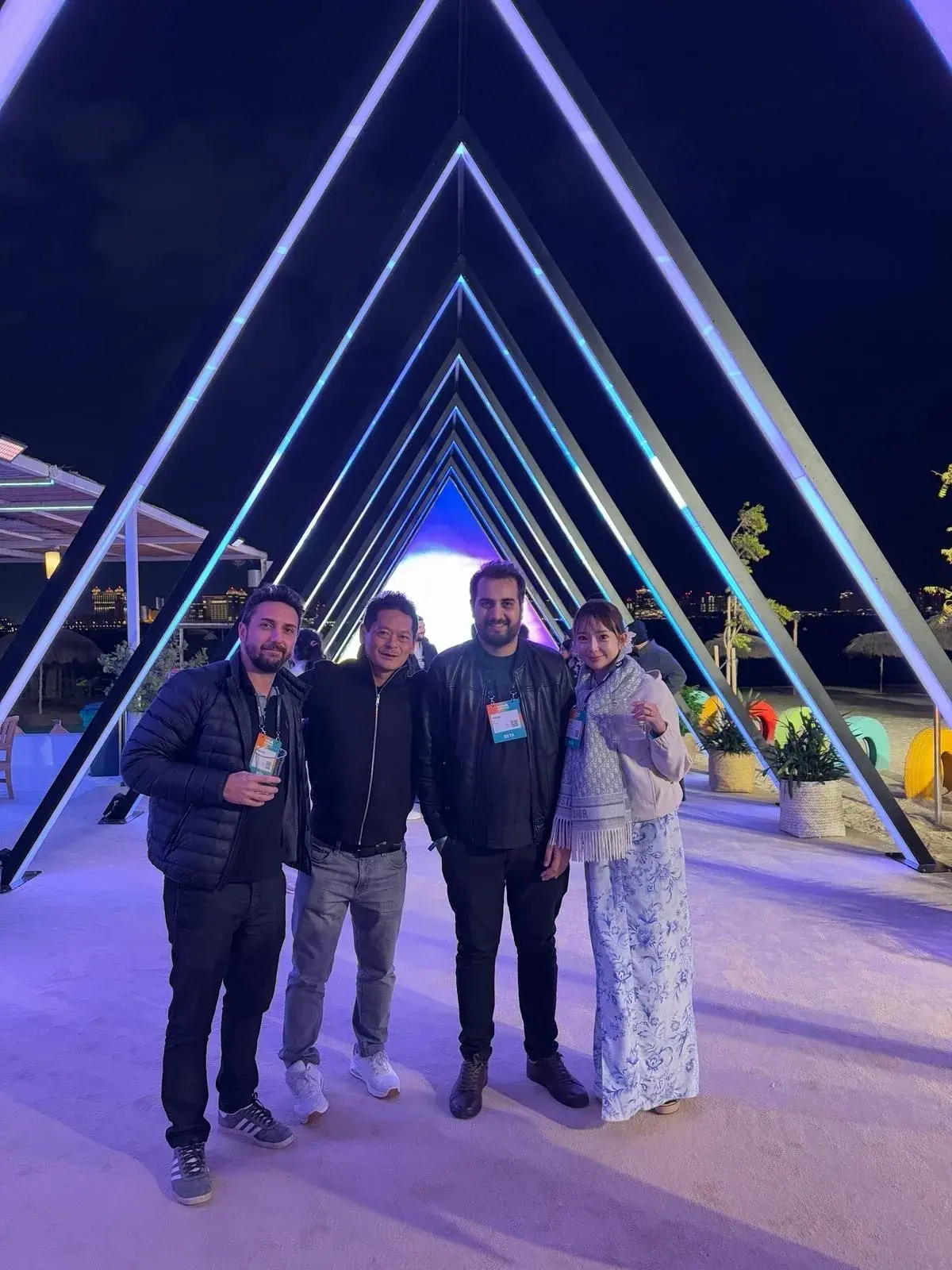 Web Summit Qatar evening networking photo